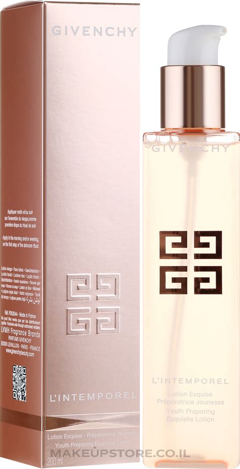 givenchy l'intemporel global youth exquisite lotion|L'Intemporel .